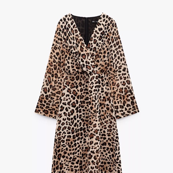 Zara Dresses & Skirts - Zara Leopard Print Maxi Dress